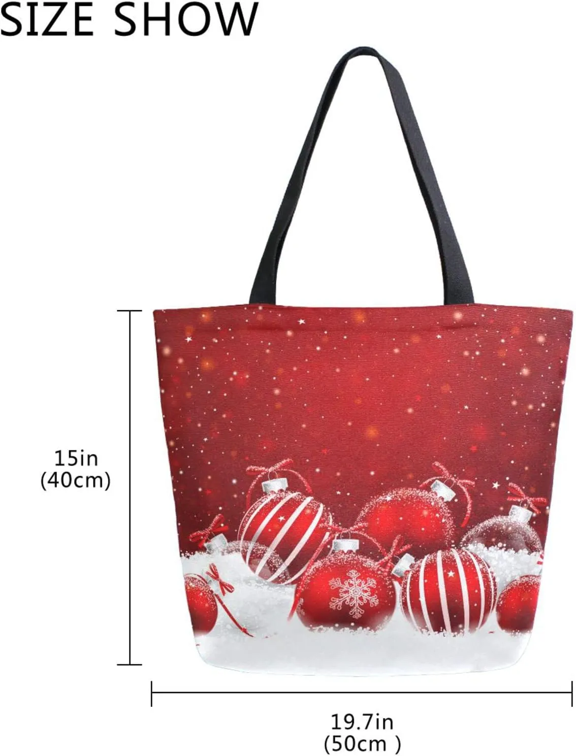 ALAZA Canvas Tote Bag Large Women Casual Shoulder Bag Handbag For Outdoors Holiday Weekender Travel