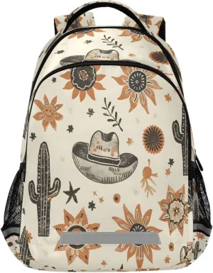 ALAZA Western Cowboy Style Backpacks Travel Laptop Daypack School Book Bag for Men Women Teens Kids