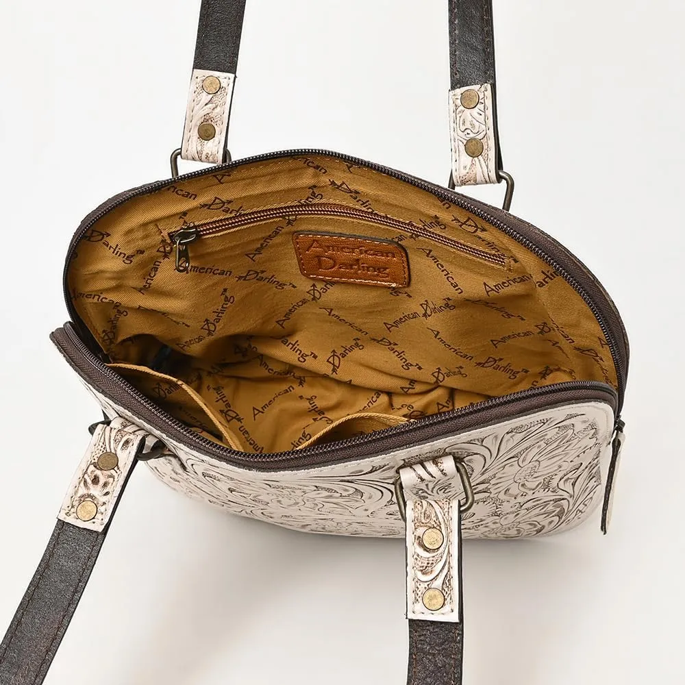 American Darling Tote Hand Tooled Genuine Leather Women Bag Western Handbag Purse
