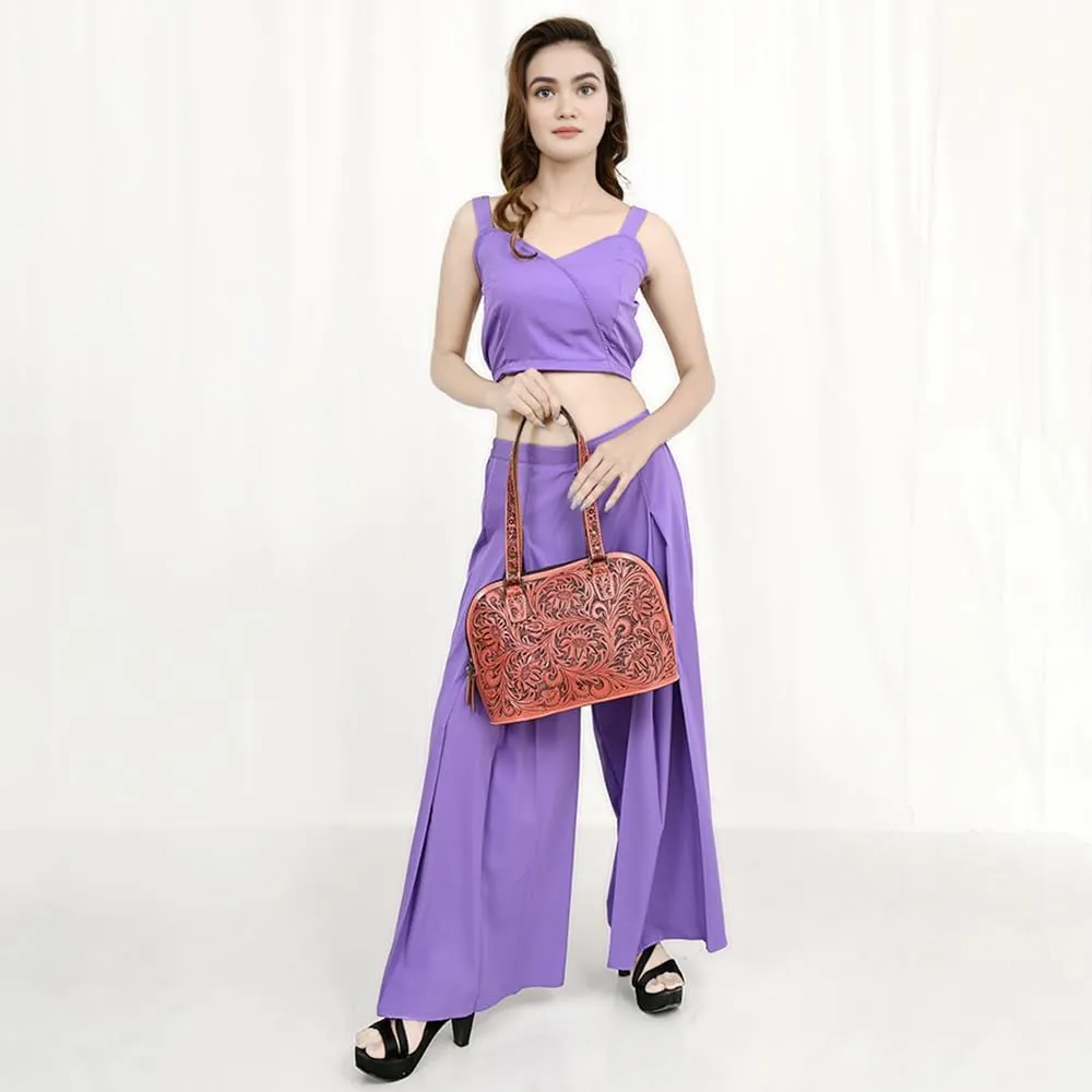American Darling Tote Hand Tooled Genuine Leather Women Bag Western Handbag Purse