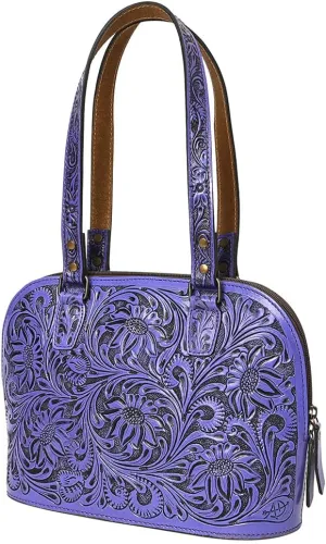 American Darling Tote Hand Tooled Genuine Leather Women Bag Western Handbag Purse