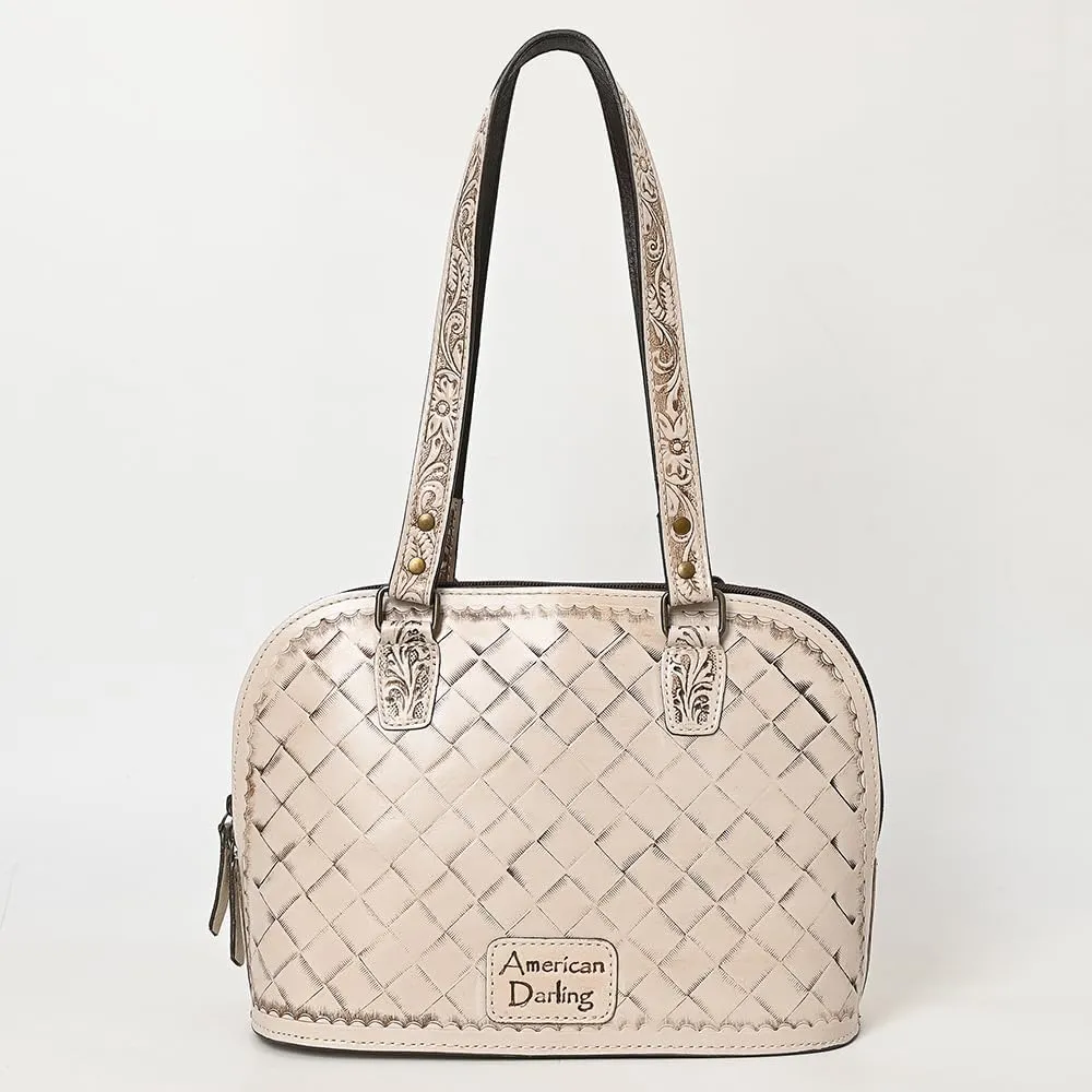 American Darling Tote Hand Tooled Genuine Leather Women Bag Western Handbag Purse