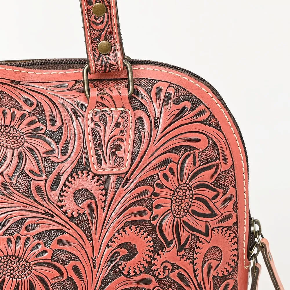 American Darling Tote Hand Tooled Genuine Leather Women Bag Western Handbag Purse