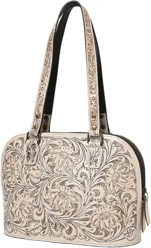 American Darling Tote Hand Tooled Genuine Leather Women Bag Western Handbag Purse