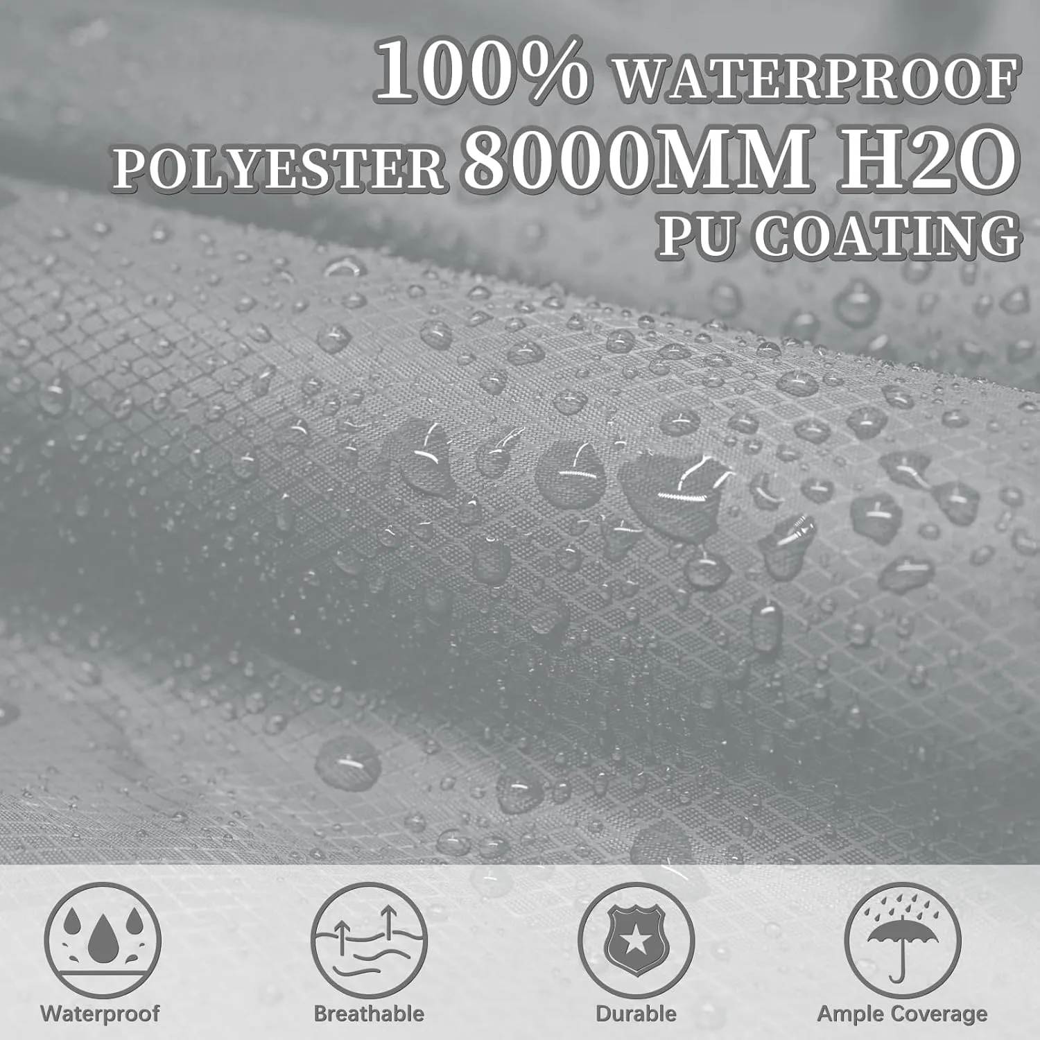 Andake Hooded Rain Poncho for Adults Waterproof Lightweight Raincoat for Men & Women Reusable Rain Ponchos for Cycling