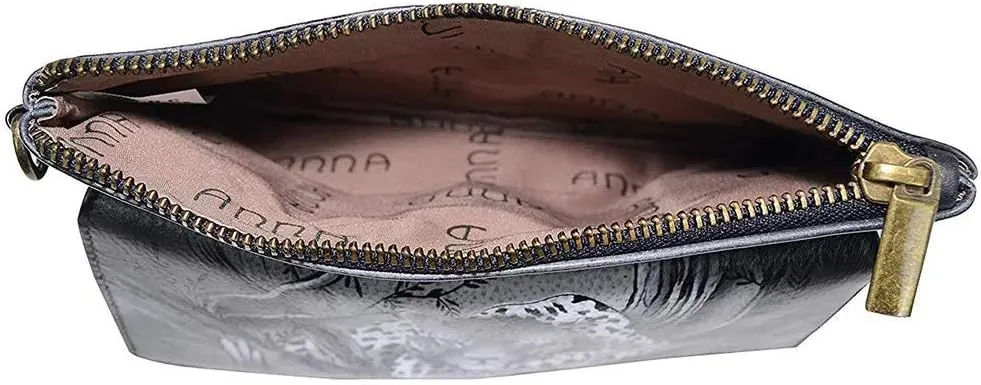 Anna by Anuschka Hand Painted Women’s Leather Wristlet Organizer Wallet