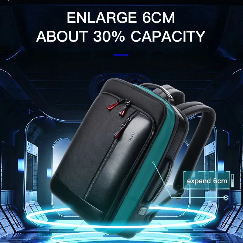 Anti Theft Enlarge Backpack with USB External Charge
