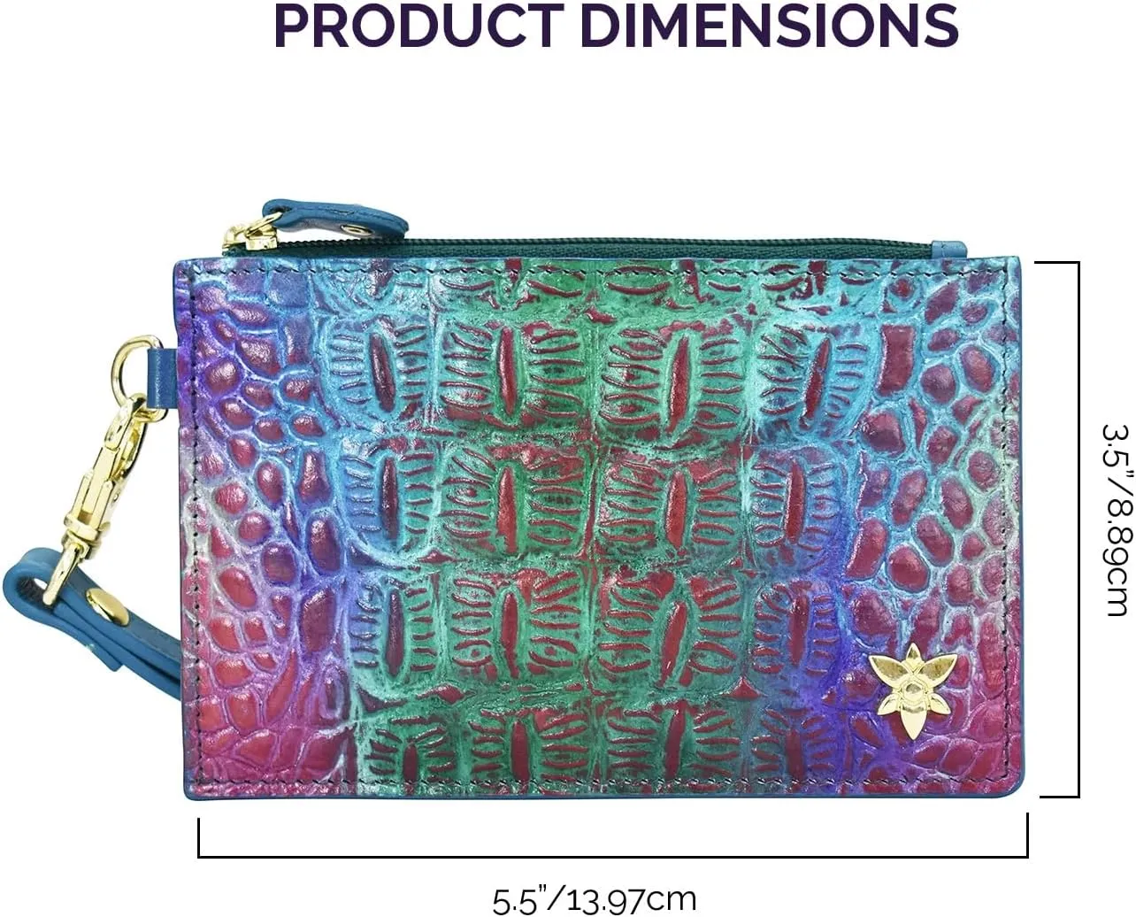 Anuschka Card Holder with Wristlet-1180