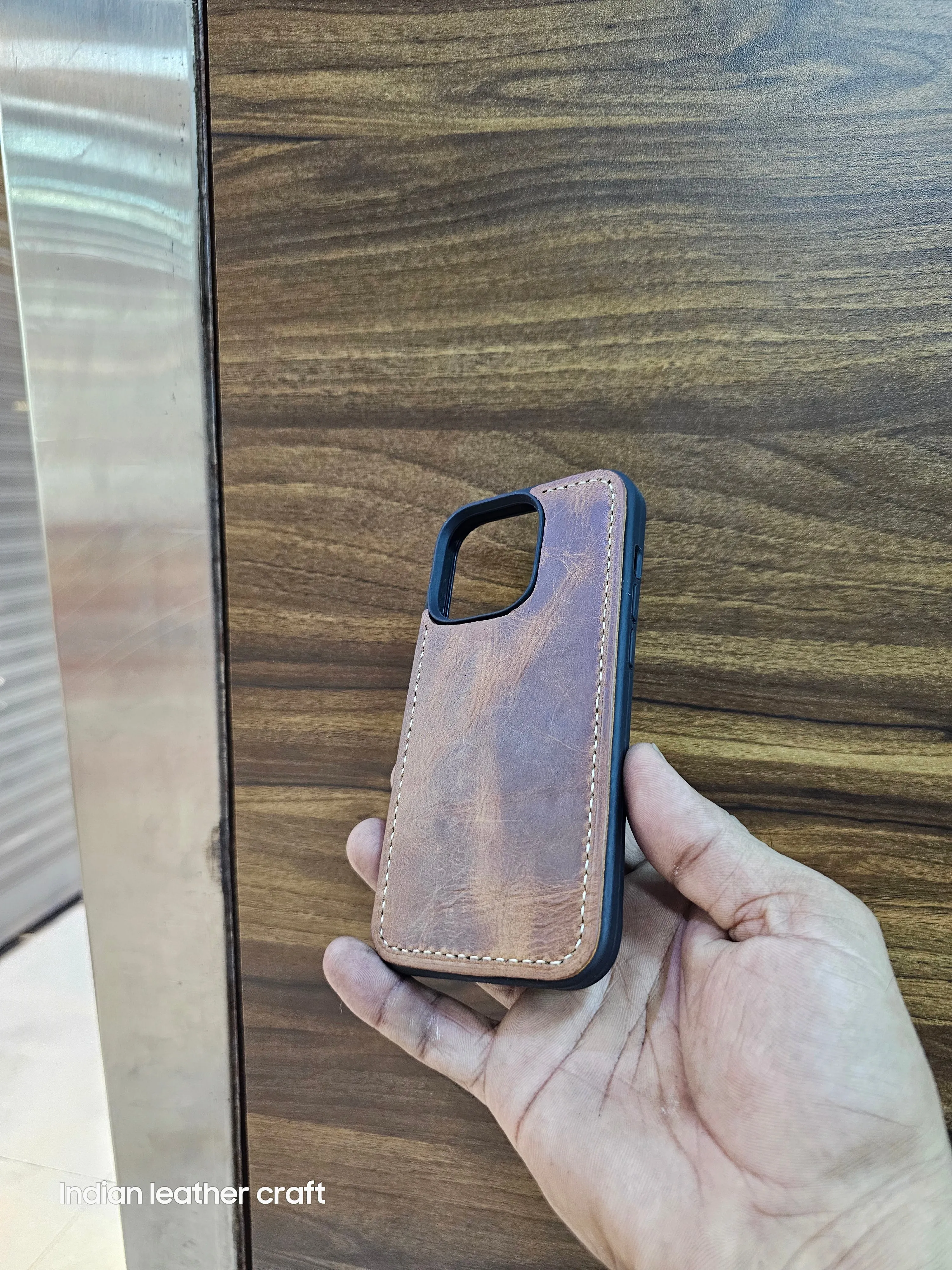 Apple iPhone leather case