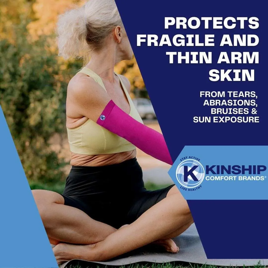 Arm Compression Sleeves for Men & Women | Lymphedema | Arthritis | Moisture Wicking | S,M,L,XL,2XL