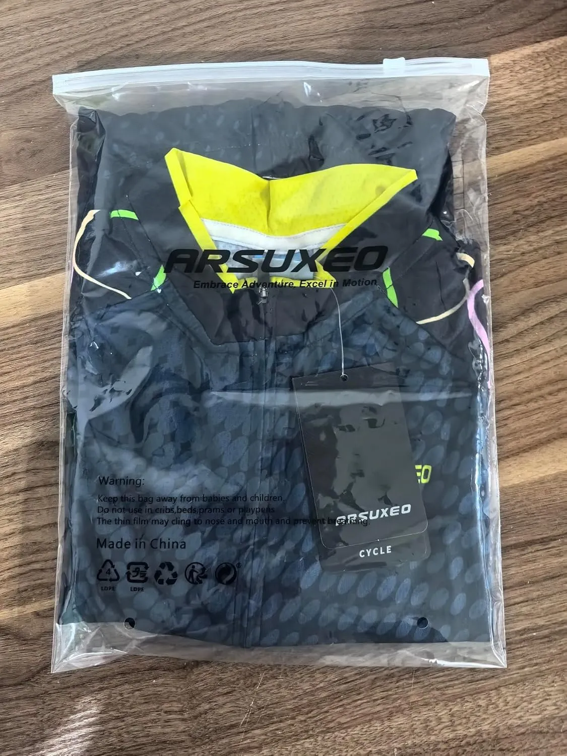 ARSUXEO Men's Cycling Jersey Short Sleeves Mountain Bike Shirt MTB Top Zipper Pockets Reflective