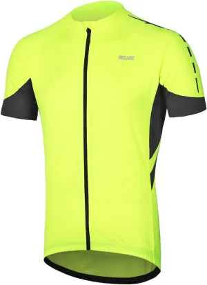 ARSUXEO Men's Short Sleeves Cycling Jersey Bicycle Biking Bike Shirt 636