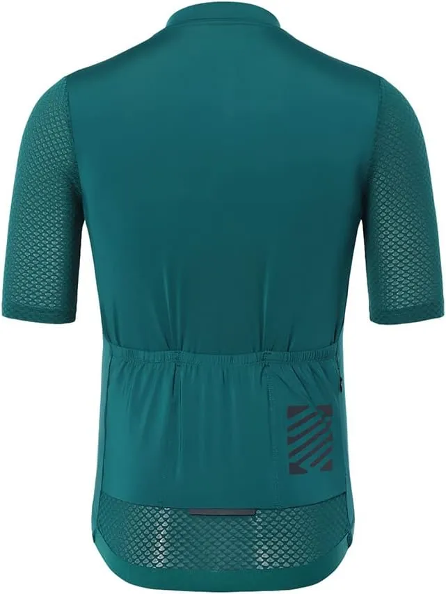 ARSUXEO Pro Cycling Jersey Men Short Sleeves Ultra-Light Road Bike Jersey Cycling Biking Bicycle Shirt