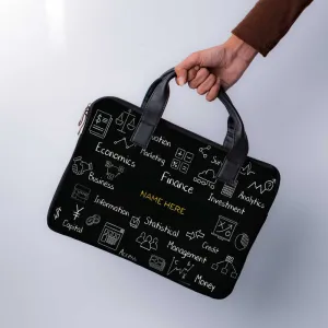 Asset Management Custom Name Laptop Sleeve With Handle