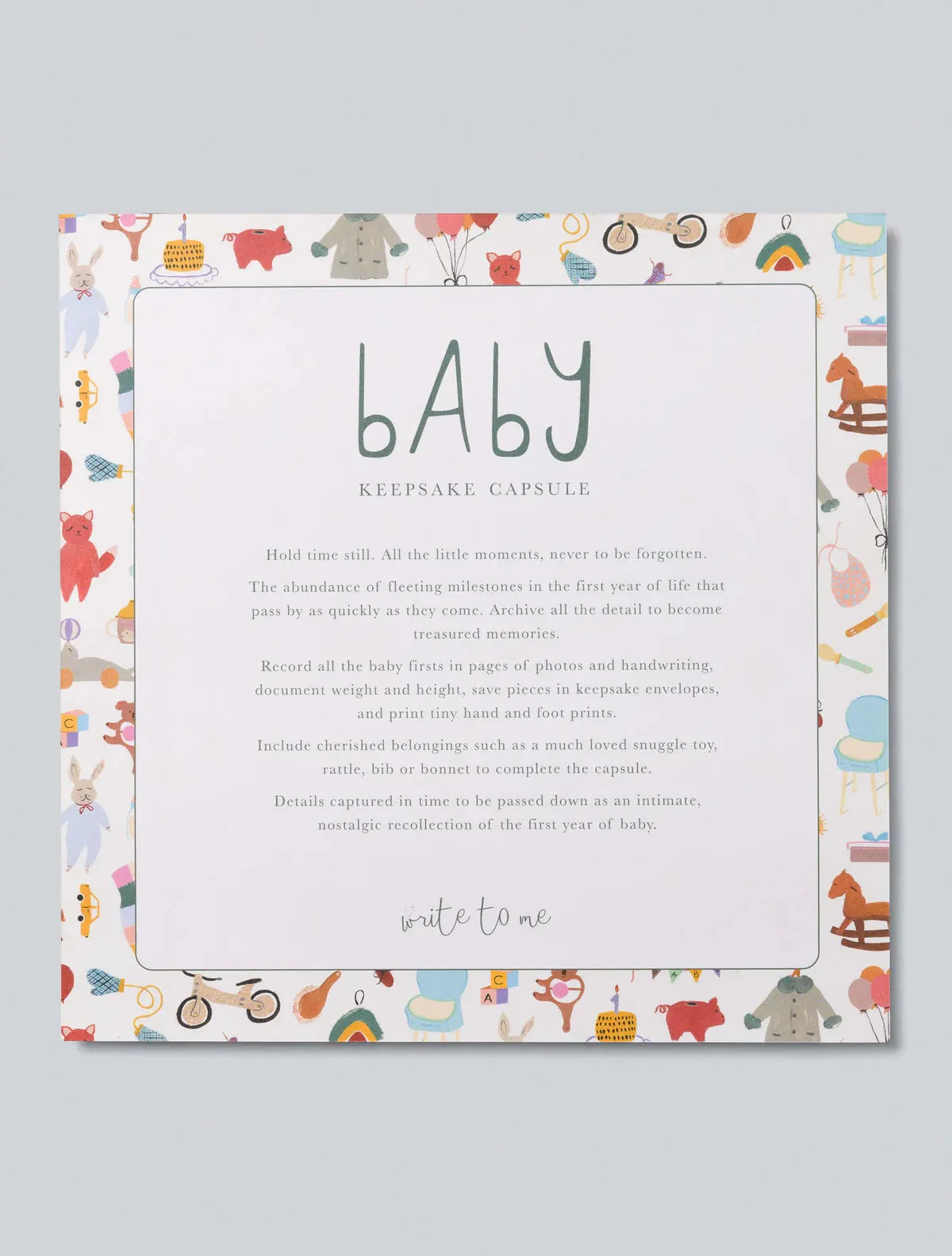 Baby Keepsake Capsule | Oatmeal