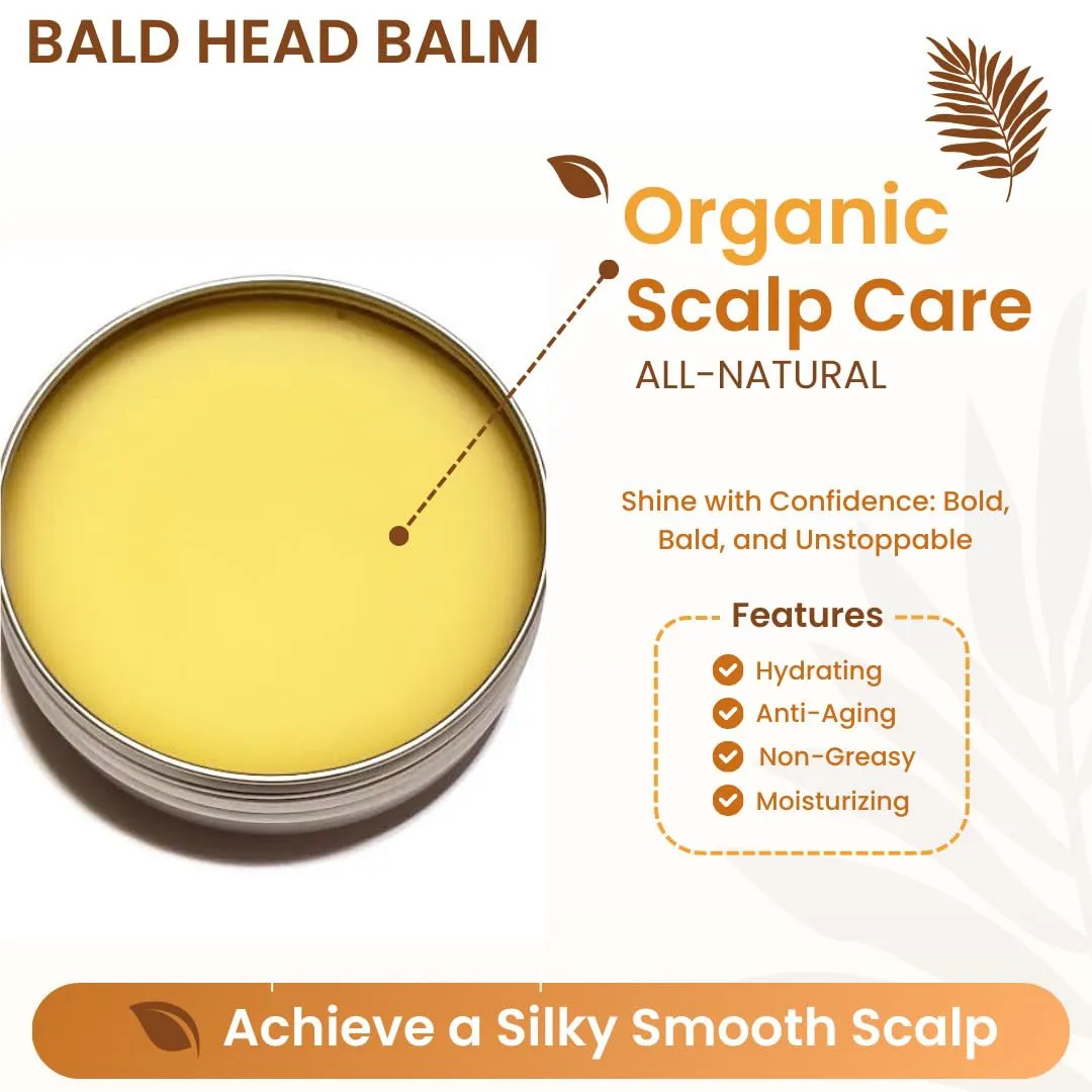 Bald Head Balm Moisturizer. Multi-Scent Sampler. 9 Half Ounce Containers of Our Scent Collection. Shines, Moisturizes, and Protects the Scalp.