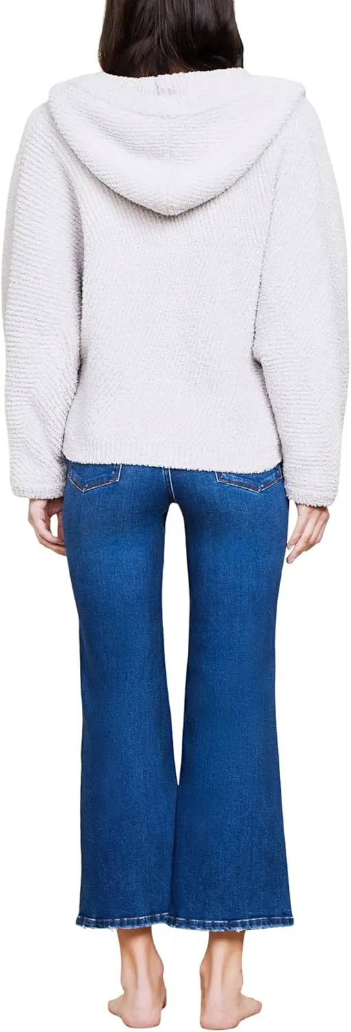Barefoot Dreams Women's CozyChic Chevron Rib Cardigan