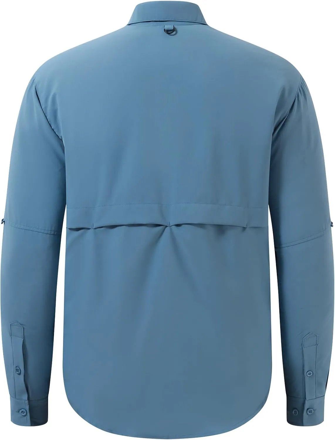 BASSDASH Men's Performance Fishing Hiking Shirt UPF 50 Button Down Long Sleeve Quick Dry FS21M