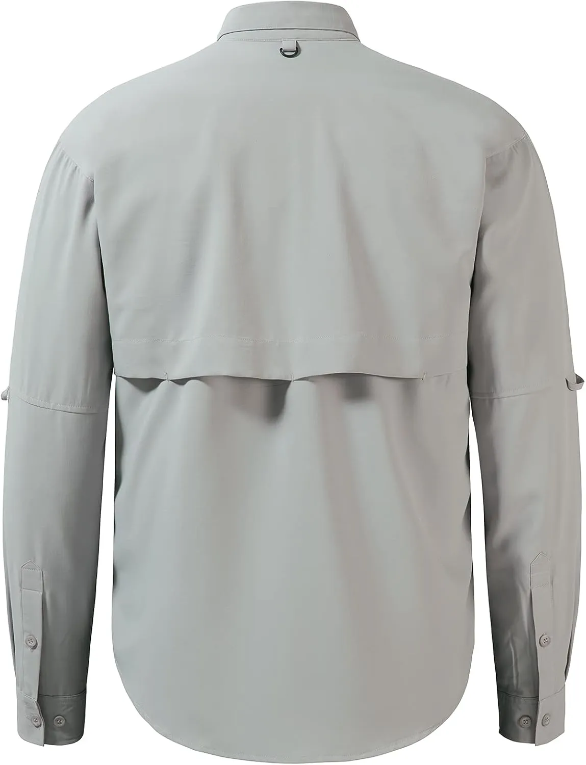BASSDASH Men's Performance Fishing Hiking Shirt UPF 50 Button Down Long Sleeve Quick Dry FS21M