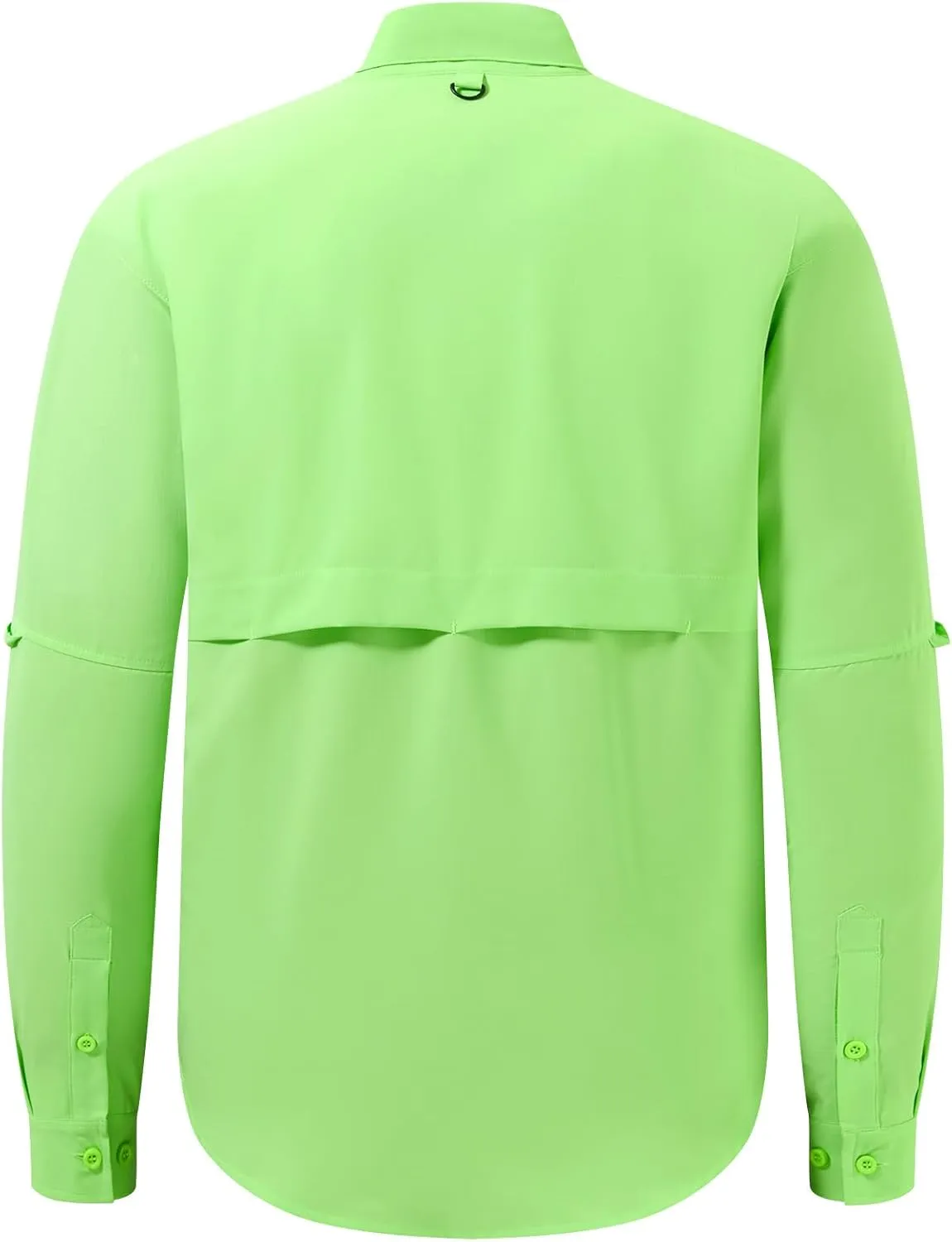 BASSDASH Men's Performance Fishing Hiking Shirt UPF 50 Button Down Long Sleeve Quick Dry FS21M