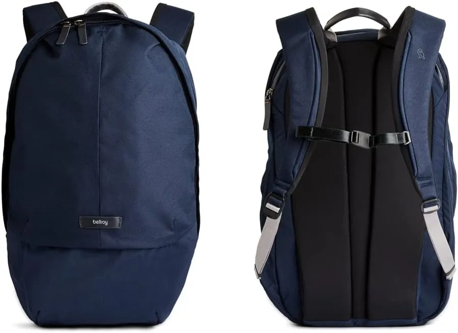 Bellroy Classic Backpack Plus – (Laptop Bag, Laptop Backpack, 24L) - Navy