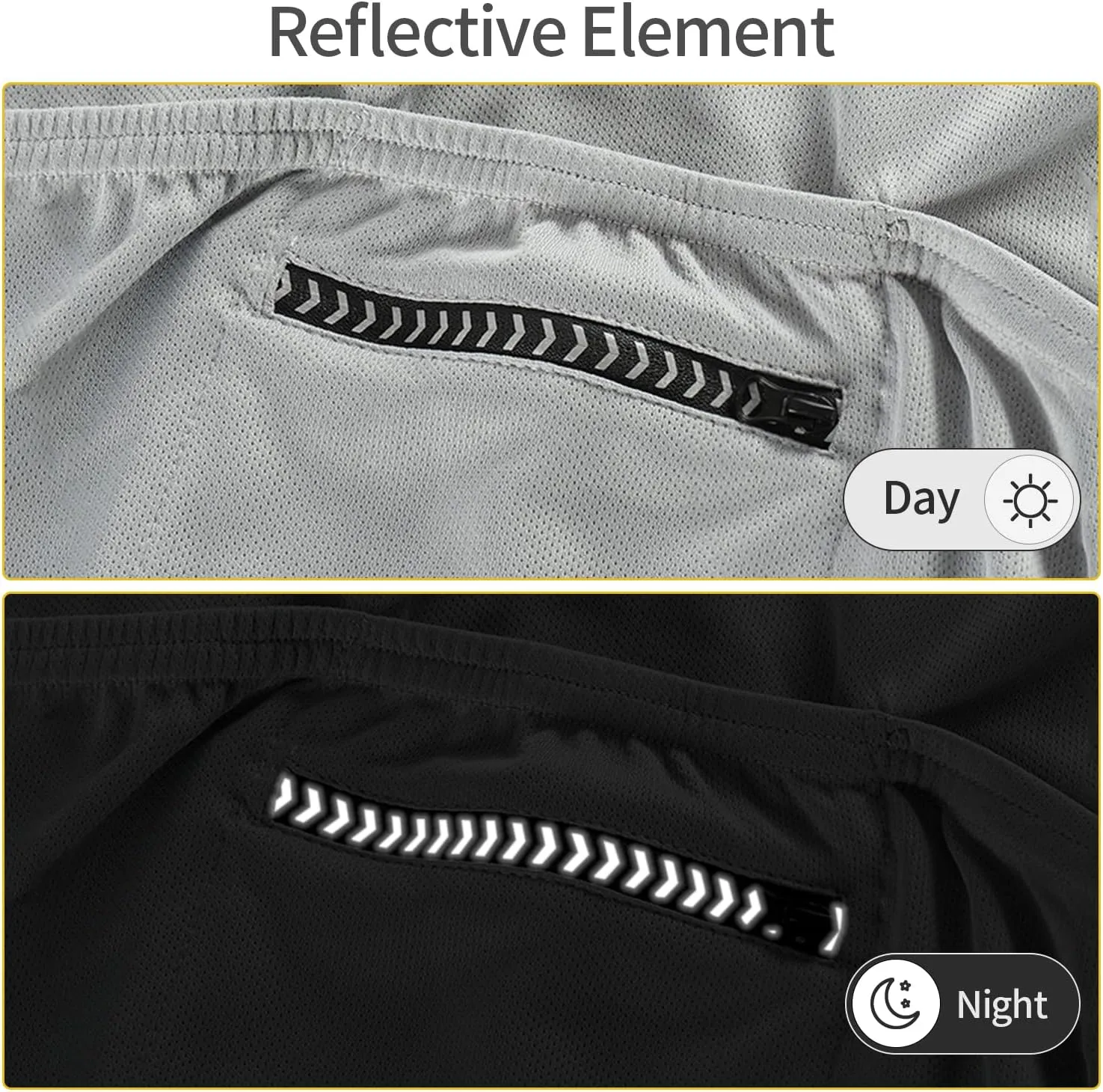 BERGRISAR Men's Basic Cycling Jerseys Short Sleeves Mountain Bike Bicycle Shirt Zipper Pockets