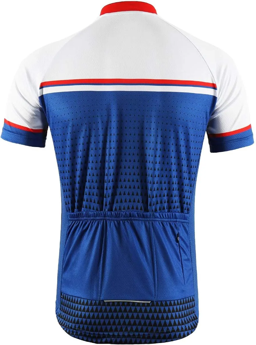 BERGRISAR Men's Cycling Jerseys Short Sleeves Bike Shirt