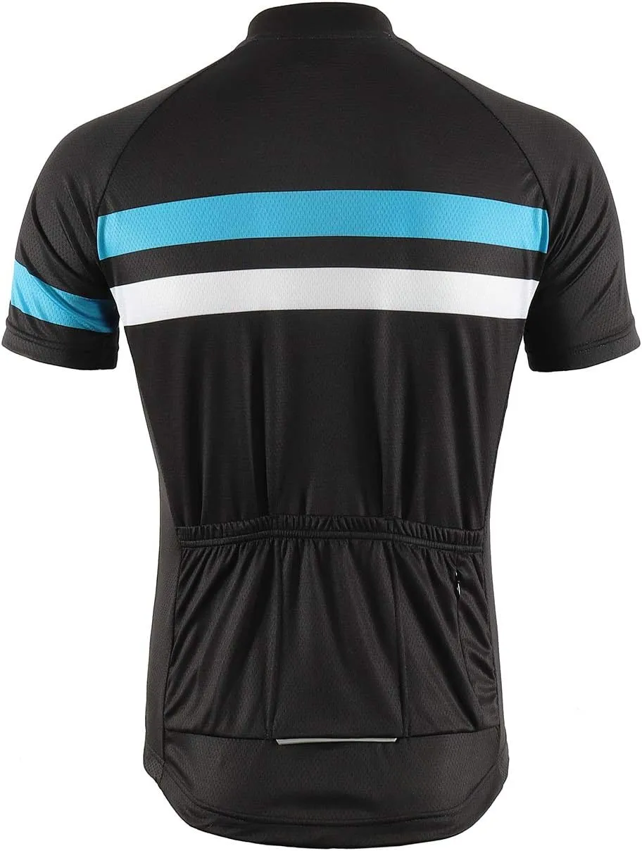 BERGRISAR Men's Cycling Jerseys Short Sleeves Bike Shirt