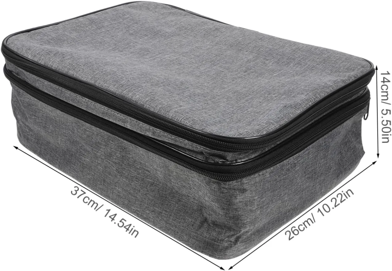 BESPORTBLE Document Bag Card Holder Large Capacity Pouch for Stationery Business Cards and Personal Items