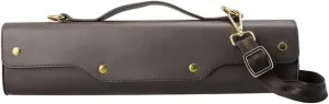 BESPORTBLE Flute Carry Bag Durable Synthetic Flute Storage Case for Protection Lightweight Instrument Shoulder Bag Coffee Color
