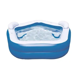 Bestway 7' X 6'9" X 27"/2.13M X 2.06M X 69CM Family Fun Pool (Contents:1 pool,repair patch)
