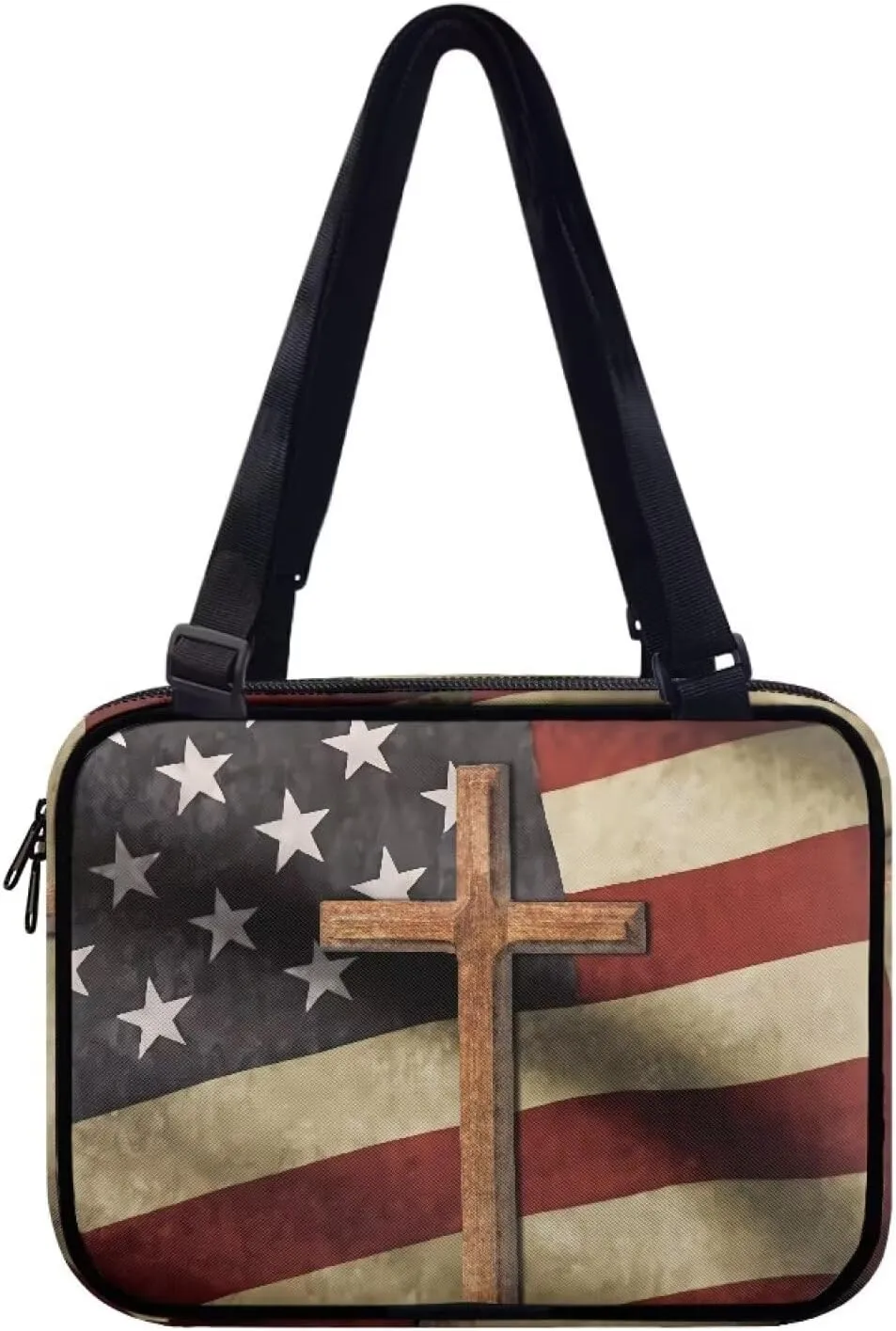 Bible Covers Adjustable Strap Bible Bag Church Handbags Scripture Crossbody Bag for Women Bible Journal Kit