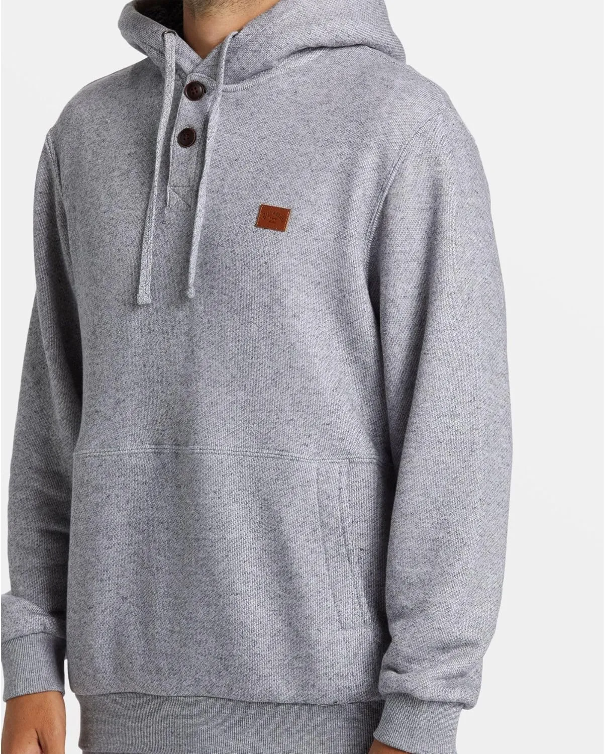 Billabong Men's Hudson Pullover Fleece Double Button Sweatshirt