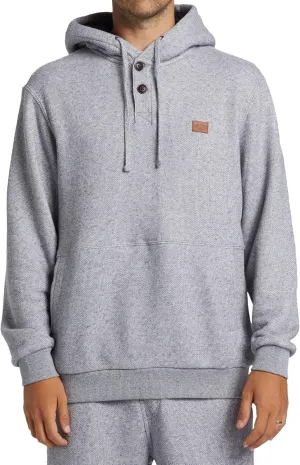 Billabong Men's Hudson Pullover Fleece Double Button Sweatshirt
