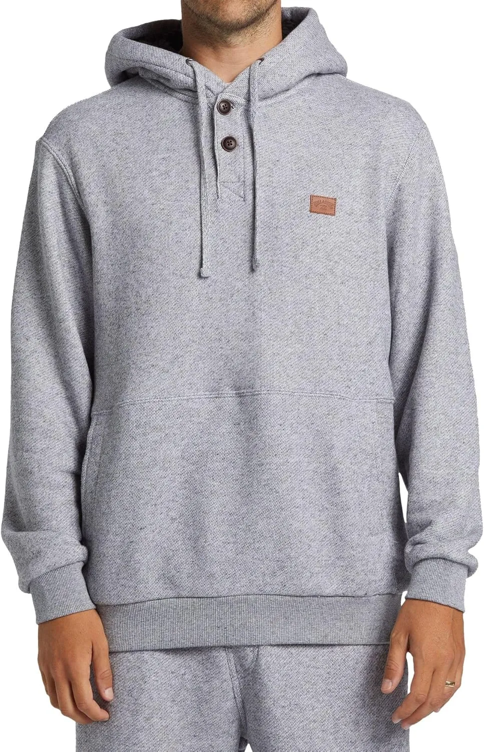 Billabong Men's Hudson Pullover Fleece Double Button Sweatshirt