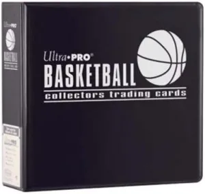 Black Ultra Pro 3 Inch D Ring Basketball Collectors Album 3" Wide Card Storage Binder Portfolio Album