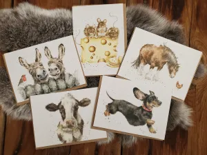 Blank Country Theme Greeting Cards