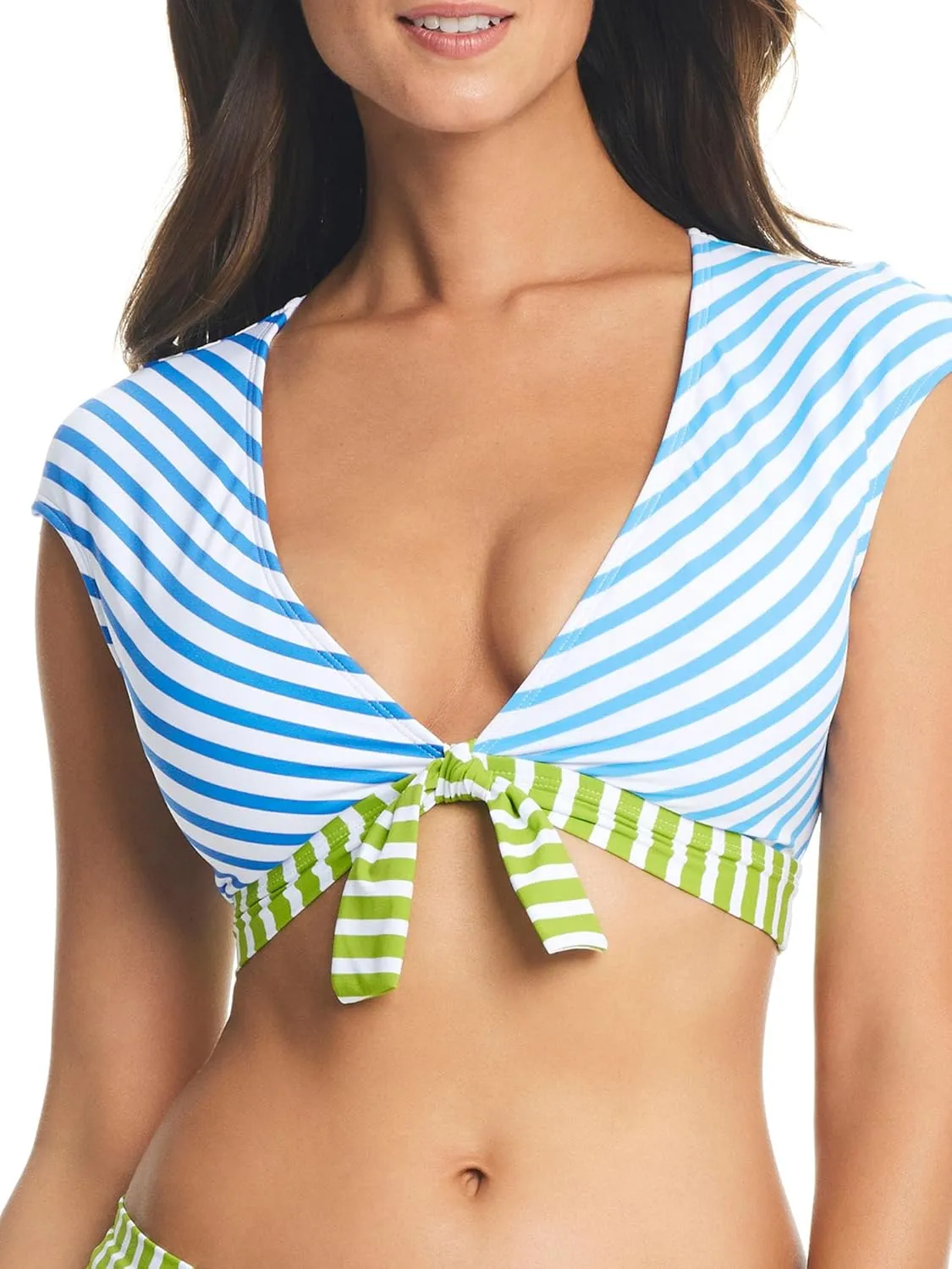 Bleu Rod Beattie Smooth Operator Crop Bikini Top 10, Coldwater Blue