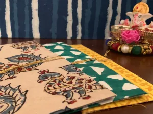 Block Print Fabric Envelope (Set of 3)