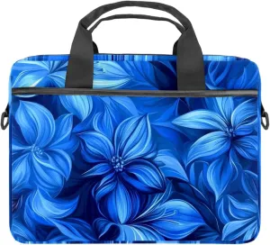 Boho Aesthetic Little Florals Laptop Bag Case Computer Sleeve Shoulder Messenger Bag for Work School