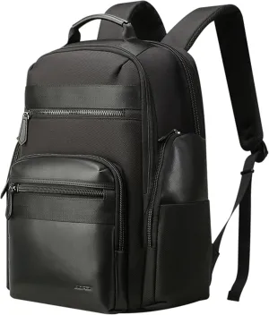 BOPai 30L Travel Backpack for Men Business Laptop Backpack 15.6 inch Computer bagpack with USB Charging Water-Resistant Rucksack Black
