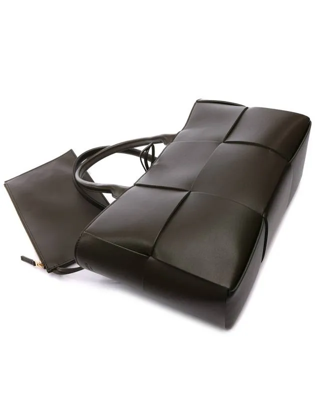 Bottega Veneta Arco Intrecciato Small Tote Bag Brown