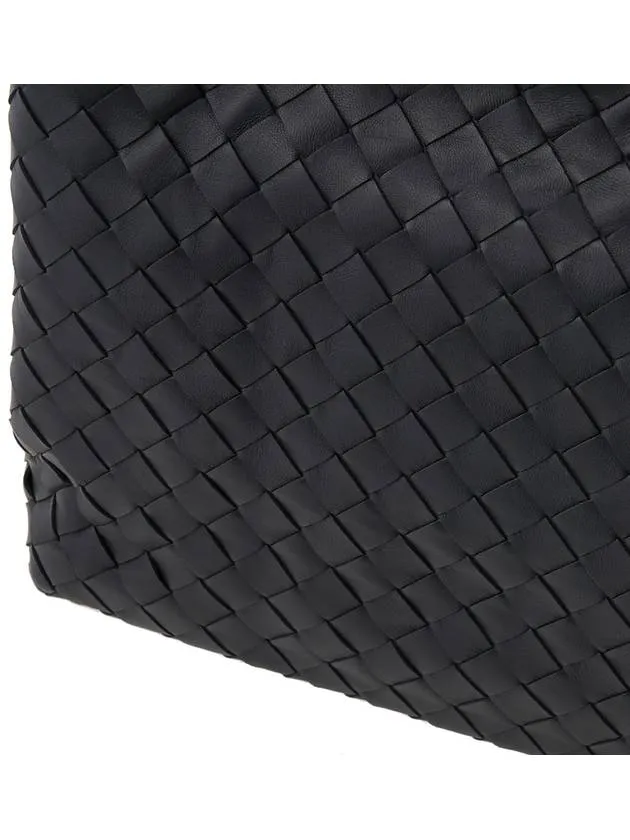Bottega Veneta Intrecciato Large Top Handle Tote Bag Black