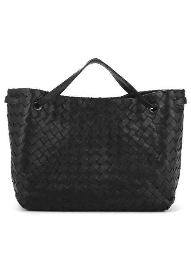 Bottega Veneta Intrecciato Large Top Handle Tote Bag Black