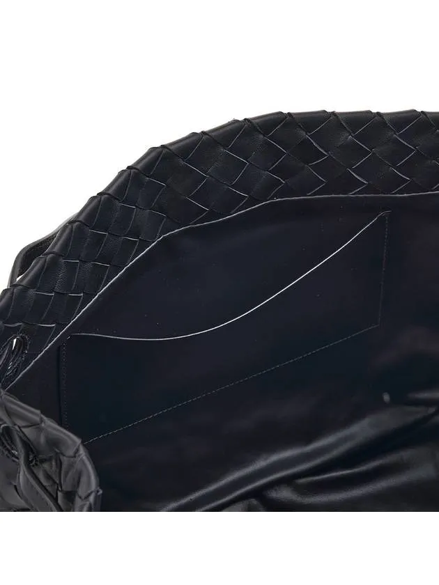 Bottega Veneta Intrecciato Large Top Handle Tote Bag Black