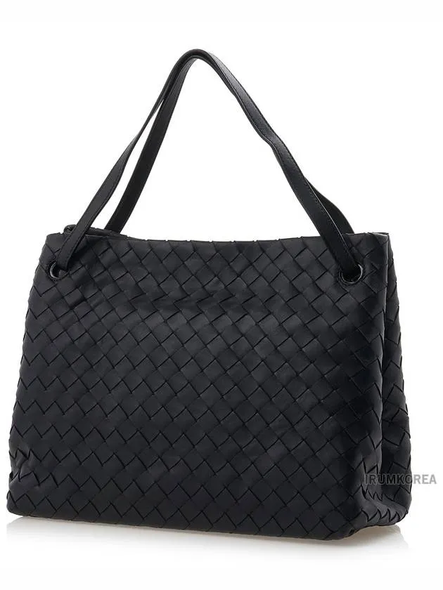 Bottega Veneta Intrecciato Large Top Handle Tote Bag Black