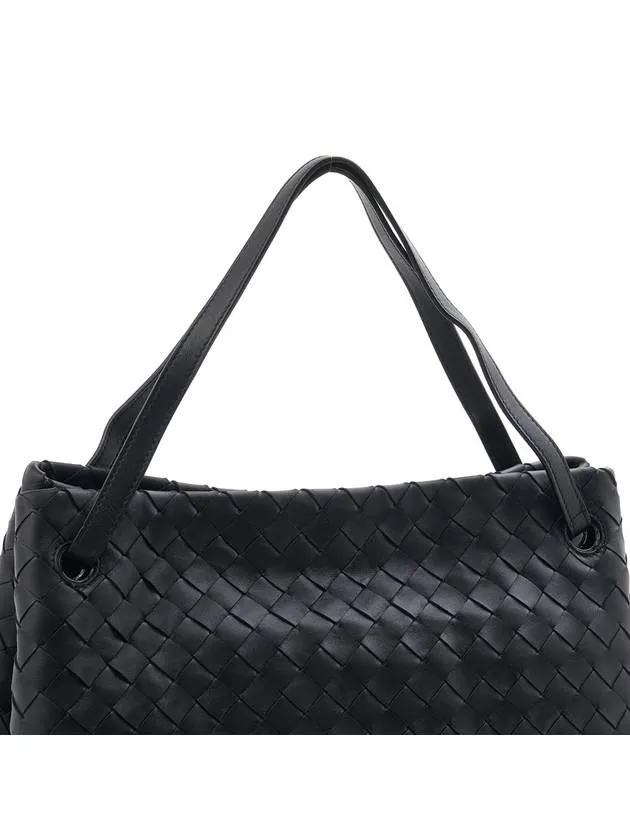 Bottega Veneta Intrecciato Large Top Handle Tote Bag Black