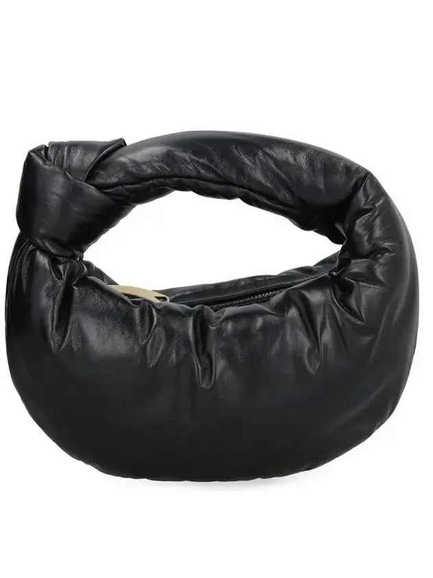 Bottega Veneta Jodie Puffy Mini Tote Bag Black