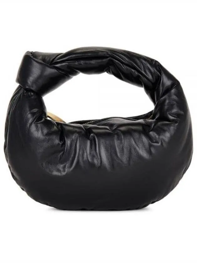 Bottega Veneta Jodie Puffy Mini Tote Bag Black
