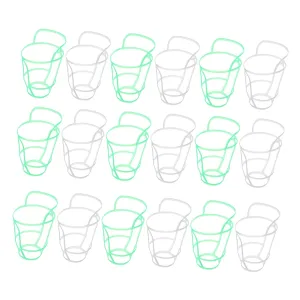 Bottle Net Bag 20pcs Reusable Plastic Storage Bottle Cover Saline Holder Hospital Drip Bottle Holder